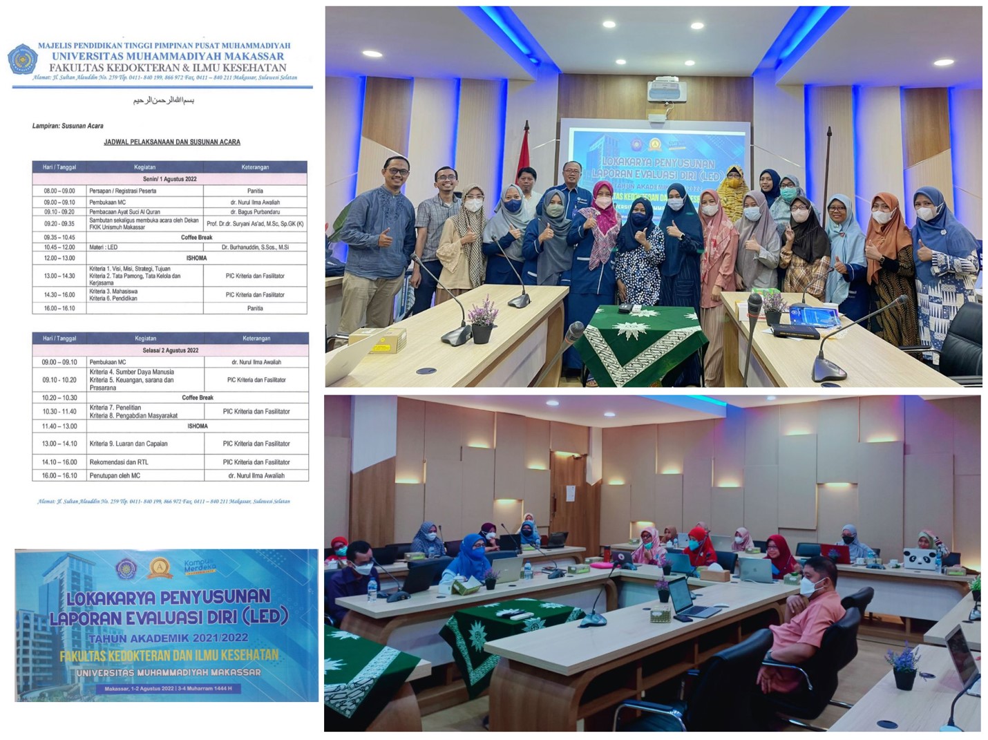 TARGETING SUPERIOR ACCREDITATION FOR ALL STUDY PROGRAMS, FKIK UNISMUH STARTS PREPARING SELF-EVALUATION REPORT FOR 2021-2022 ACADEMIC YEAR