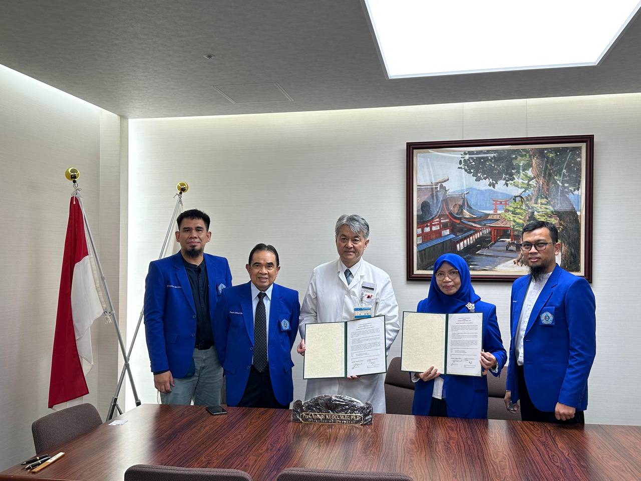 Signing of LoI between FKIK UNISMUH Makassar and Hiroshima University Hospital (HUH) Japan: Strengthening Collaboration for the Specialization Program in Emergency Medicine
