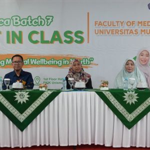 FKIK Unismuh Makassar Holds Macca Batch 7 Sit in Class Highlighting Youth Mental Health Issues
