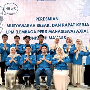 Inauguration, Grand Deliberation, and Work Meeting of LPM AXIAL FK Unismuh Makassar Held, Marking the Official Appointment of the First Executive Board