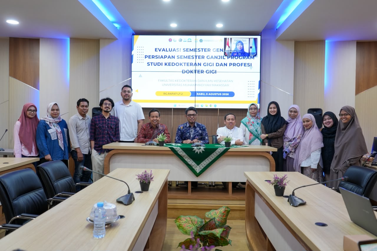 FMHS Universitas Muhammadiyah Makassar’s Dentistry Study Program Reviews Learning Outcomes and Prepares for the Upcoming Odd Semester