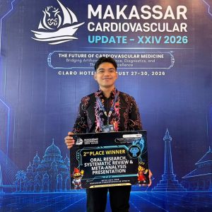 Excelling in Research, FMHS Unismuh Makassar Student Wins Second Place in Oral Research Competition