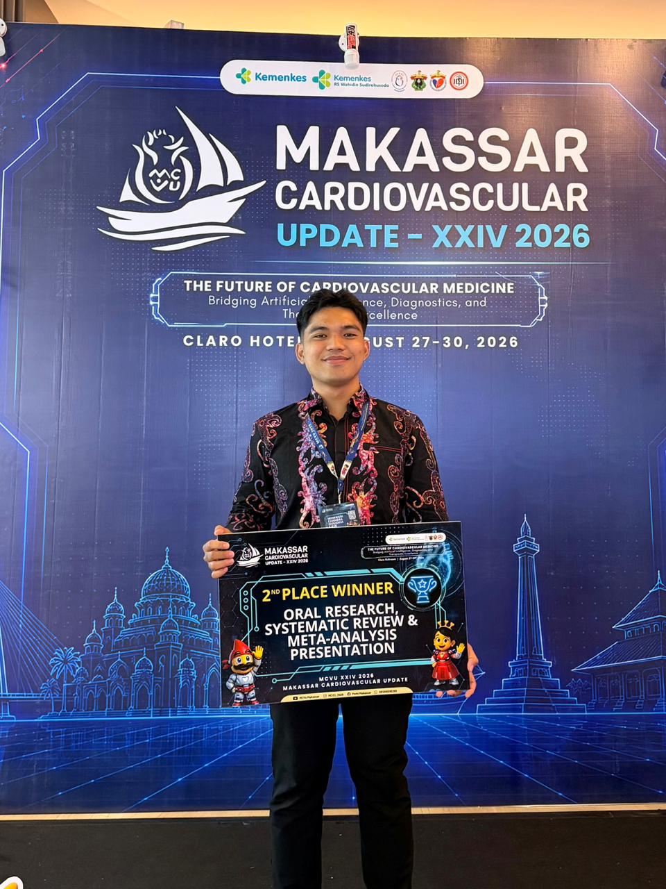 Excelling in Research, FMHS Unismuh Makassar Student Wins Second Place in Oral Research Competition