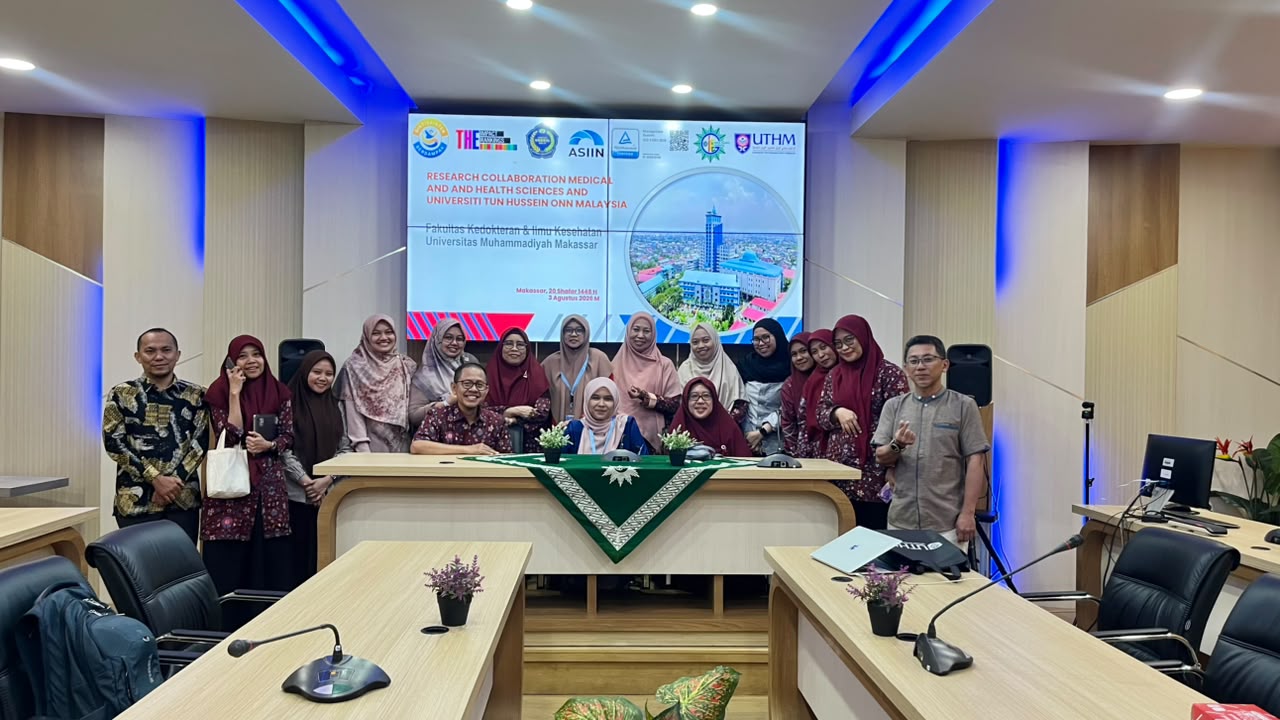 Research Collaboration with UTHM Malaysia Expands FMHS Unismuh Makassar’s International Research Network